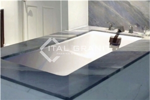 Azul Macaubas Quartzite Bathtub Deck