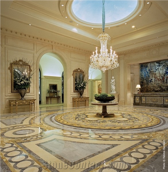 Marble Waterjet Floors