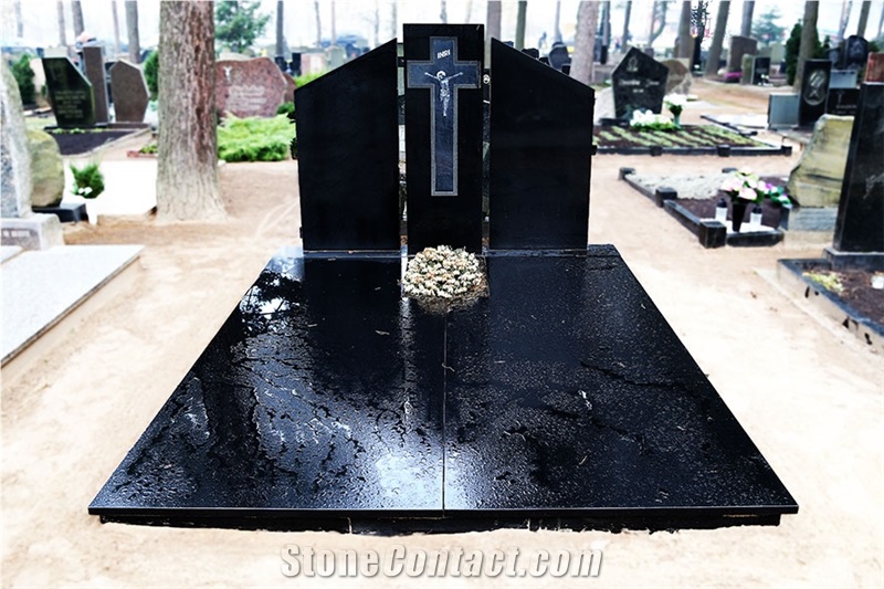 Standard Black Granite Monument Sweden