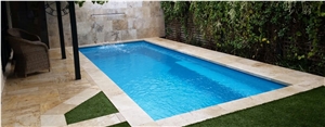 Beige Travertine Swimming Pools Design Beige Travertine Swimming Pools Design