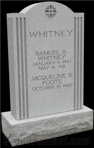 Light Barre Granite Tombstones