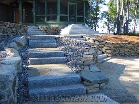 Stanstead Grey Split Face Step Treads
