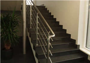 Black Pearl Granite Staircase,Steps India