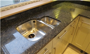 Tropical Brown Granite Kitchen Countertop
