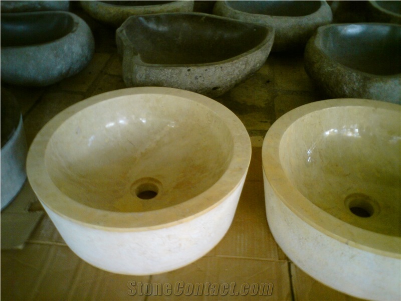 Washbasin Marble, White Marble Sinks & Basins Indonesia