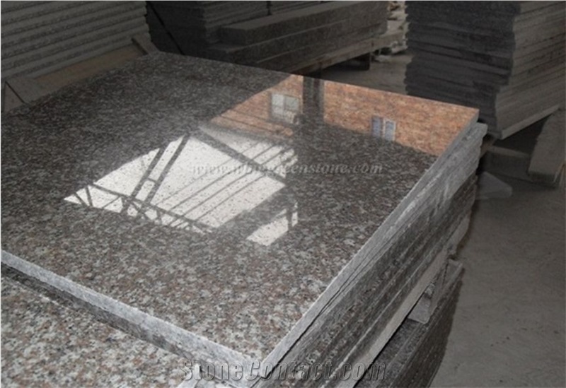 Cheap G664 Polished Granite/Luo Yuan Red Granite/ Brainbrook Brown Granite/Black Spots Brown Granite/China Pink Tiles & Slabs for Floor and Wall Covering