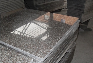 Cheap G664 Polished Granite/Luo Yuan Red Granite/ Brainbrook Brown Granite/Black Spots Brown Granite/China Pink Tiles & Slabs for Floor and Wall Covering