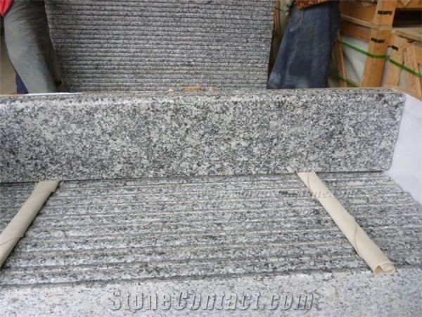 Popular Stone Spray White Granite Polished /G4418 Spray White Polished Granite/Chinese G4418 Granite Polished /Sea Weave Granite Polished for Steps & Risers, Treads and Threshold to Middle East Market