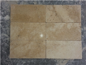 Classic Travertine Tumbled Tiles & Slabs, Beige Travertine Flooring Tiles