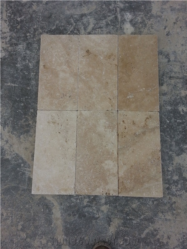 Classic Travertine Tumbled Tiles & Slabs, Beige Travertine Flooring Tiles