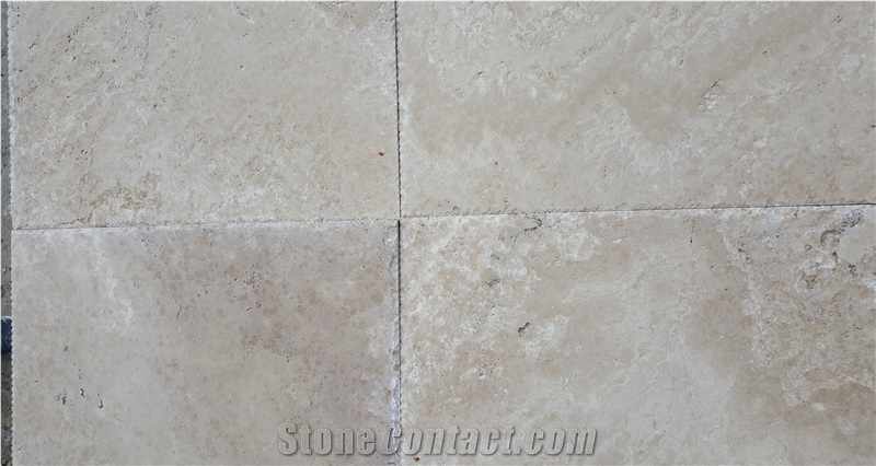 Light Classique Brusched and Chiseled Edge Travertine tiles & slabs, beige travertine floor tiles, covering tiles 