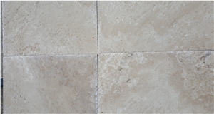 Light Classique Brusched and Chiseled Edge Travertine tiles & slabs, beige travertine floor tiles, covering tiles 