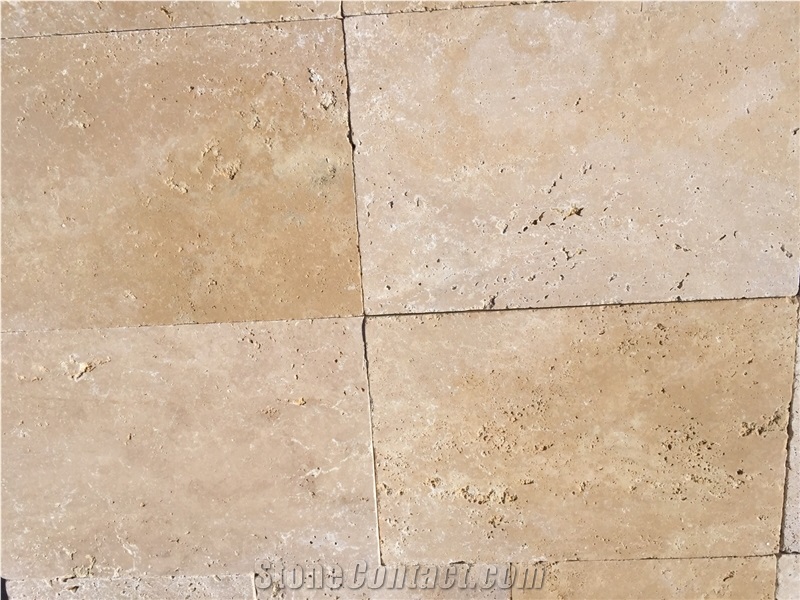 Light Travertine Tumbled Pattern tiles, pavers, beige travetine cube stone, paving sets, floor covering 