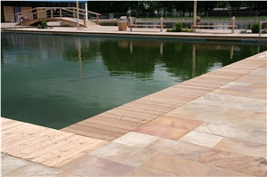 Hand Cut Sandstone Pool Pavement Hand Cut Sandstone Pool Pavement