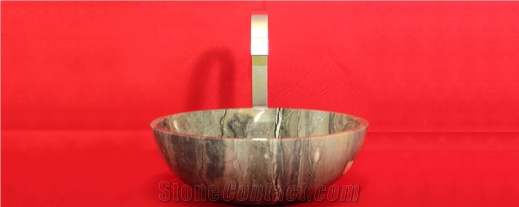 Wash Basin with Irish Green Marble