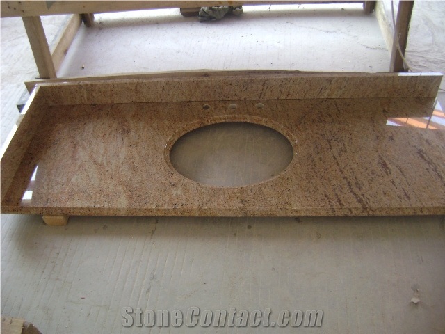 Chinese Granite Countertop, Polished Bathroom Countertops, Vanity Tops