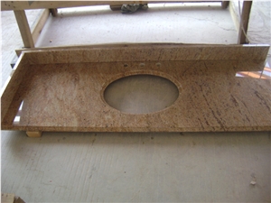 Chinese Granite Countertop, Polished Bathroom Countertops, Vanity Tops