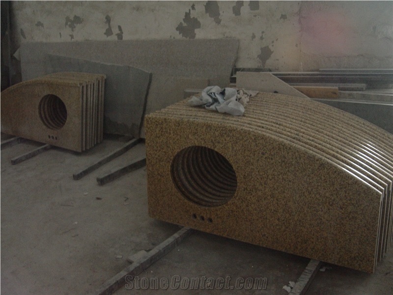 Chinese Granite Countertop, Polished Bathroom Countertops, Vanity Tops