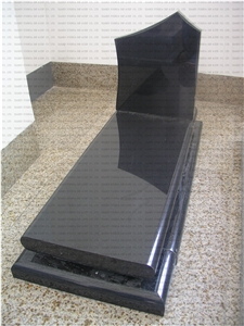 Grey Granite Headstone Tombstone & Monument, Like Euro Style, Usa Style, Etc