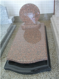 Grey Granite Headstone Tombstone & Monument, Like Euro Style, Usa Style, Etc