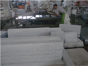 Jewish Style Tombstone,G603 Monument, China G603 Grey Granite Tombstone