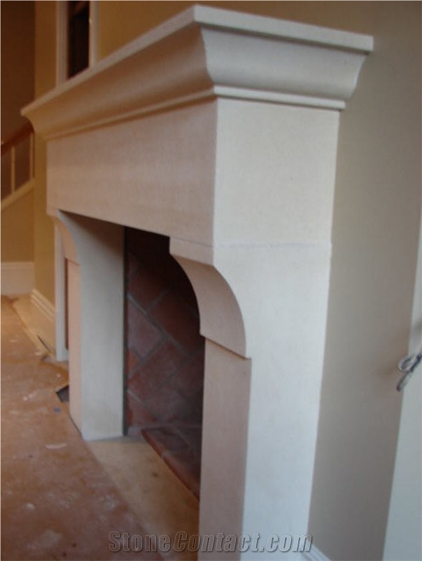 Custom, Hand Crafted, Limestone Fireplace Surrounds and Mantels