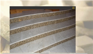 Skyros White Marble Stairs, Steps