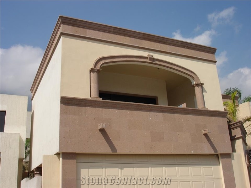 Cafe Cantera Sandstone Arches, Frames, Building Stones, Brown Sandstone for Building