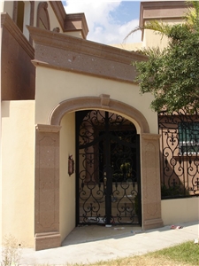 Cafe Cantera Sandstone Arches, Frames, Building Stones, Brown Sandstone for Building