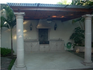 Cantera Sal Y Pimienta Kitchen Hood and Cabinet Frame