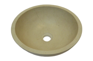 Marmol Bellagio Ovalin Redondo Sink, Beige Bellagio Marble Sinks & Basins Mexico