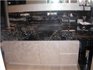 Nero Portoro Vena Fine Marble Solid Farm Sink