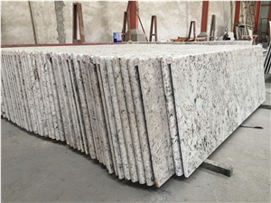 White Spring Granite Kitchen Countertops