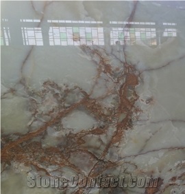 Light Green Onyx Polished Slabs