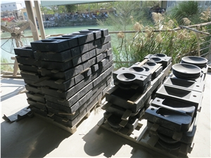 Black Basalt Basin, Dark Grey Basalt Sink, China Basalt Sink