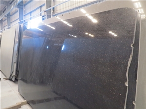 Black Galaxy Granite Slabs & Tiles, India Black Granite