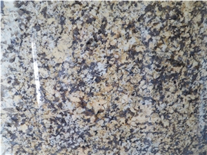 Giallo Crystal Granite Slabs & Tiles, Brazil Yellow Granite