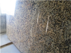 Giallo Crystal Granite Slabs & Tiles, Brazil Yellow Granite