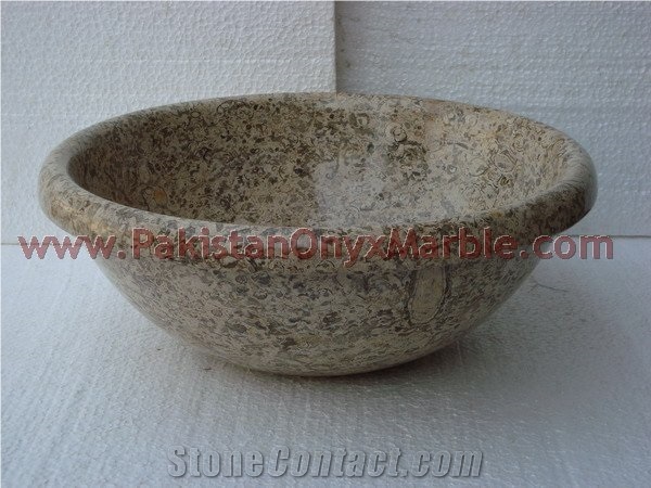 Elegance Fossil Marble Sinks and Basins
