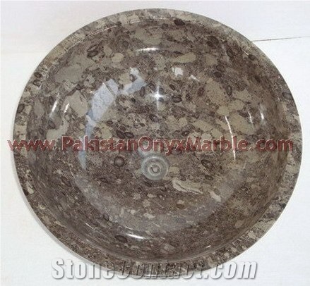 Oceanic Corel Marble Sinks and Basins, Grey Marble Sinks & Basins