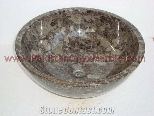 Oceanic Corel Marble Sinks and Basins, Grey Marble Sinks & Basins
