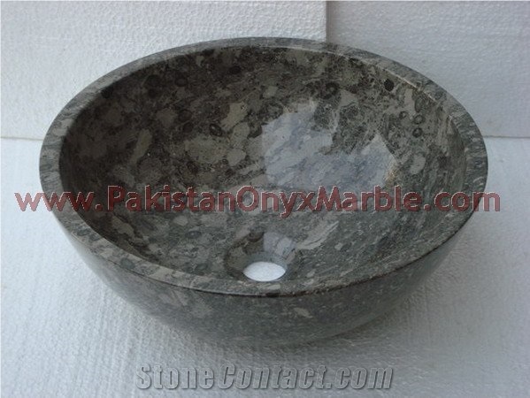 Oceanic Corel Marble Sinks and Basins, Grey Marble Sinks & Basins