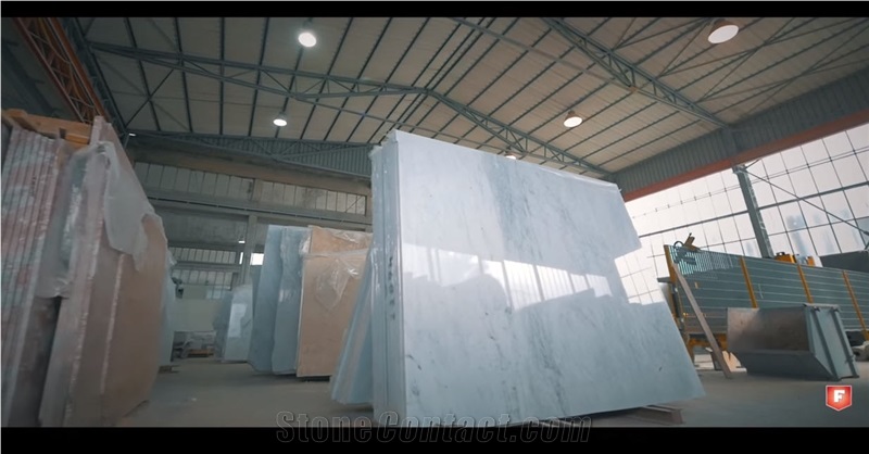 Bianco Carrara Campanili Marble Slabsd, White Marble Slabs Italy