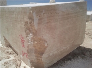 Light Travertine Blocks for Vein Cut