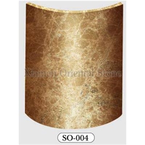 Beige Marron Marble Roman Architectural Columns, Outdoor Building Stones Doric Columns, Landscaping Stones Column Bases & Tops, Pedestal Columns