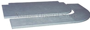 China Basalt Irregular Outdoor Steps Staircase, Building Stone Arc-Shape Stair Riser, Indoor Deck Stair, Stair Treads