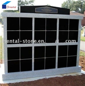 China Black Granite Cremation Columbarium Design, Niches Columbariums China Black Granite Cremation Columbarium Design, Niches Columbariums