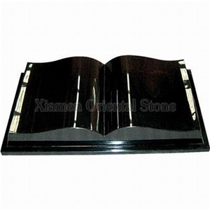 China Hebei Black Granite Cemetery Polished Book Carving Headstones Tombstones, Memorial Engraved Headstones, Western Style Single Monuments, Custom Tombstone Monument Design China Hebei Black Granite Cemetery Polished Book Carving Headstones Tombstones, Memorial Engraved Headstones, Western Style Single Monuments, Custom Tombstone Monument Design