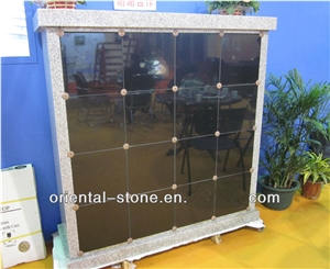 China Shanxi Black Granite Cremation Columbarium Design, Cemetery Mausoleums Crypts, 16 Niches G603 Columbariums