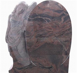 Granite Cemetery Carving Headstones,Memorial Engraved Tombstones,Western Style Single Monuments,Custom Tombstone Monument Design,Natural Stone Gravestones